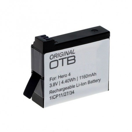 OTB, Battery for GoPro Hero4 Li-Ion 1160mAh, GoPro photo-video batteries, ON1161