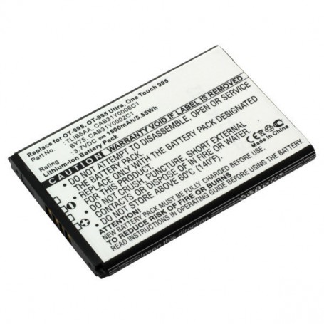 OTB, Battery for Alcatel One Touch 995 / OT-995 1500mAh ON2133, , ON2133