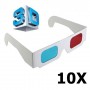 Oem - 3D Red-Cyan Cardboard Paper Glasses - Various computer accessories - AL077-CB