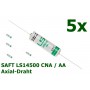 SAFT - LS14500 CNA / AA with Tags lithium battery 3.6V - Size AA - NK099-CB