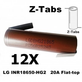 Oem - INR18650-HG2 20A 3000mAh 3.6V - Size 18650 - NK070-CB