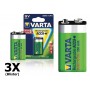 Varta - Varta 9V E-Block 200mAh Rechargeable Battery - Other formats - BS261-CB