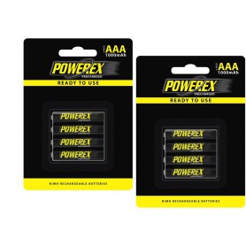 POWEREX - Powerex AAA 1000mAh Rechargeable - Size AAA - NK125-CB