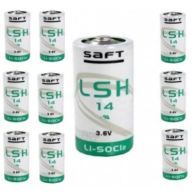 SAFT - SAFT LSH 14 C-Format lithium battery 3.6V 5800mAh - Size C D 4.5V XL - NK104