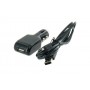 Oem, PSVita 12V Car charger + USB data cable, PlayStation PS Vita, YGP701