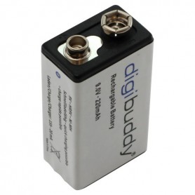 digibuddy - digibuddy Rechargable Battery 9V E-Block 220mAh - Other formats - ON3688-CB