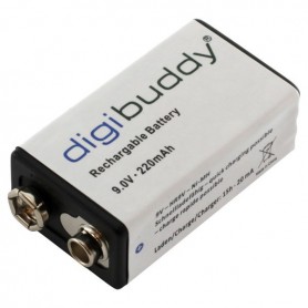 digibuddy - digibuddy Rechargable Battery 9V E-Block 220mAh - Other formats - ON3688-CB