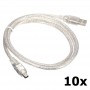 Oem - Firewire to USB Cable 4 pin 120cm - FireWire cables - 5191-CB