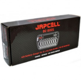 Japcell, 8 channels Japcell BC-800 battery charger, Battery chargers, BC800