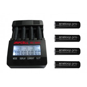 Japcell, 4 channels Japcell BC-4001 battery charger, Battery chargers, BC4001