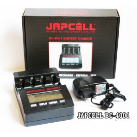 Japcell, 4 channels Japcell BC-4001 battery charger, Battery chargers, BC4001