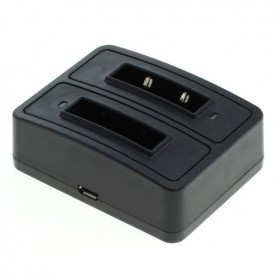 OTB - Dual Battery Charging Dock compatible with 1302 Sennheiser BA 90 - Headsets and accessories - ON3792