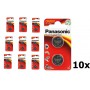 Panasonic - Panasonic CR2032, DL2032 225mAh 3V lithium button cell battery (duo blister) - Button cells - BL245-CB