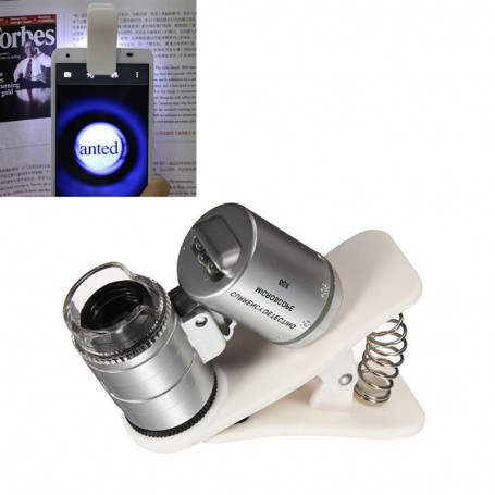 Oem, 8MM 60X Zoom Microscope Magnifier with LED UV, Magnifiers microscopes, AL465-CB