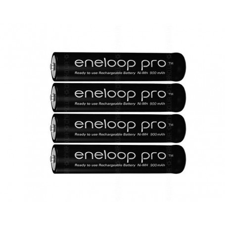 Eneloop, Panasonic eneloop PRO AAA / Micro / HR03 /R3 900mAh 1.2V chargeable battery, Size AAA, NK055-CB