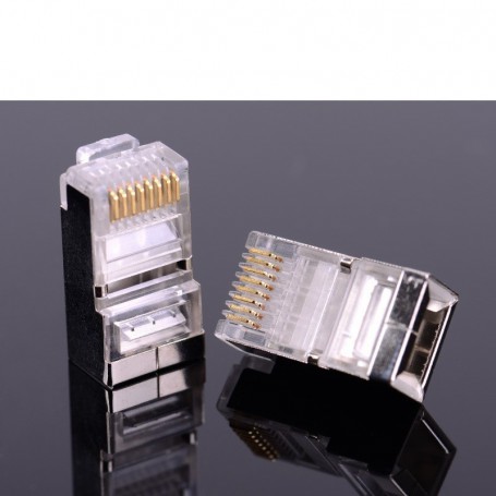 Vention, 10x Vention CAT6 RJ45 Plug 8P8C Modular Network Plug AL456, Network adapters, AL456