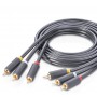 UGREEN, 3 RCA to 3 RCA Audio Cable Male to Male Aux Cable, , UG175-CB