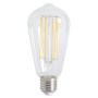 Calex - Vintage LED Lamp 240V 4W 350lm E27 ST64 Clear 2300K Dimmable - E27 LED - CA072-CB