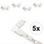 Oem - 10mm L Connector for RGB SMD5050 5630 LED strips - LED connectors - LSC27-CB