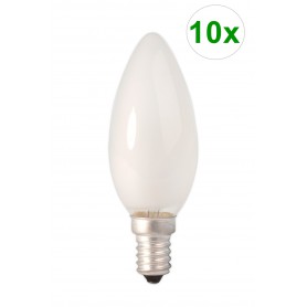 Calex - Calex Candle lamp 240V 10W 50lm E14 frosted - E14 - CA0420-CB