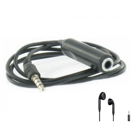 Oem, Iphone, Nokia, HTC, Blackberry 3.5mm Headset Adapter with Microphone and earphones, , 00456