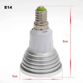 Oem, E14 3W 16 Color Dimmable LED Bulb with Remote Control, , AL151-CB