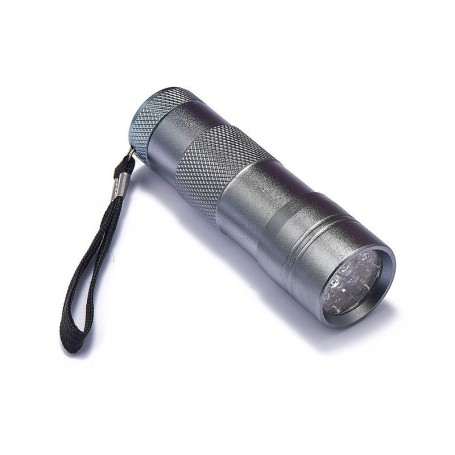 Oem, Mini 12 LED Aluminium UV Ultra Violet Flashlight purple light, , LFT29-CB