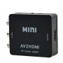 Oem, Mini Composite RCA AV to HDMI Converter Upscaler 720 1080p, , AL171-CB