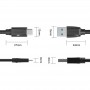 Vention, USB 3.0 to USB Type-C Data Cable - Black, USB 3.0 cables, V022-CB