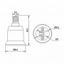 Oem, E12 to E27 Socket Converter, Light Fittings, LCA24-CB