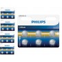 PHILIPS - 6-Pack Philips CR2032 lithium button cell battery - Button cells - BS013-CB