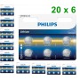 PHILIPS - 6-Pack Philips CR2032 lithium button cell battery - Button cells - BS013-CB