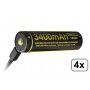 NITECORE - Nitecore USB 18650 li-ion NL1834R 3400mAh 3.6V - Size 18650 - BS020-CB