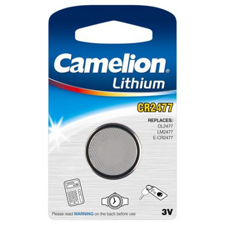 Camelion - Camelion CR2477 3V Lithium button cell battery - Button cells - BS030-CB