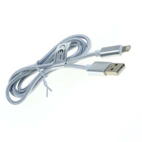 OTB, 2-in-1 data cable iPhone / Micro-USB - Nylon sheath 1M, , ON5064-CB