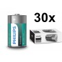 PHILIPS - Philips Industrial D/LR20 Alkaline - Size C D 4.5V XL - BS043-CB