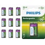 PHILIPS - Philips MultiLife 9V HR22 / 6HR61 170mAh rechargeable battery - Other formats - BS049-CB