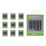 GP - GP R6/AA ReCyko+ PRO 2000mAh 1.2V NiMH Rechargeable Batteries - Size AA - BS122-CB