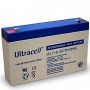 Ultracell - Ultracell UL7-6 6V 7Ah 7000mAh Rechargeable Lead Acid Battery - Battery Lead-acid  - BS140