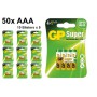 GP - 4+1 GP Super Alkaline AAA LR03/1.5V Battery - Size AAA - BL189-CB