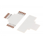 Oem, 12mm 5-Pin T PCB Connector for RGB SMD5050 LED strips, LED connectors, LSC036-CB