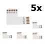 Oem - 10mm 5-Pin L PCB Connector for RGB SMD5050 LED strips - LED connectors - LSC32-CB