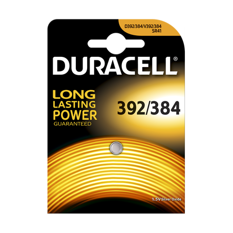 Duracell, Duracell Watch Battery 392-384/G3/SR41W 1.5V 41mAh, Button cells, BS207-CB