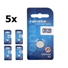 Renata - Renata CR1220 3V 40mAh lithium button cell battery - Button cells - NK398-CB