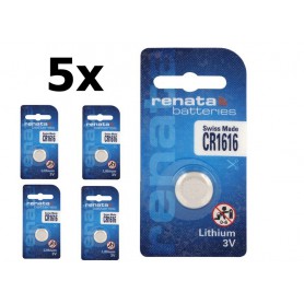 Renata - Renata CR1616 3v 50mAh lithium button cell battery - Button cells - BL300-CB