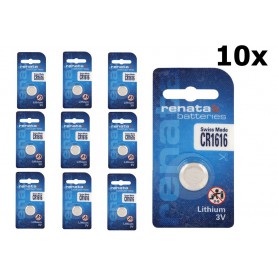 Renata - Renata CR1616 3v 50mAh lithium button cell battery - Button cells - BL300-CB