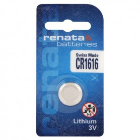 Renata CR1616 3v 50mAh lithium button cell battery