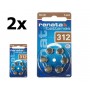 Renata - Renata ZA 312 Hearing Aid Battery - Hearing batteries - NK403-CB