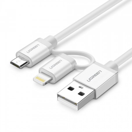 UGREEN, UGREEN Lightning Cable, USB A to Micro USB and Lightning Cable, , UG419-CB