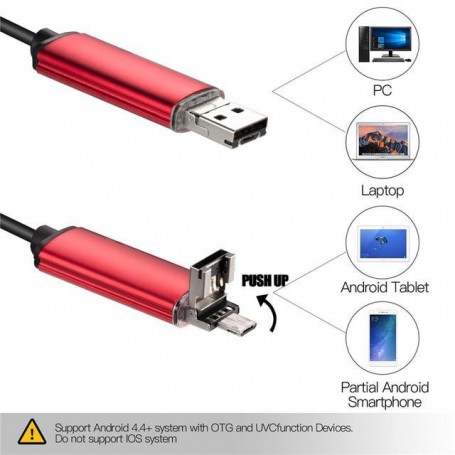 Oem, 2 in 1 Endoscope 7mm Camera USB OTG for Android, , AL1029-CB